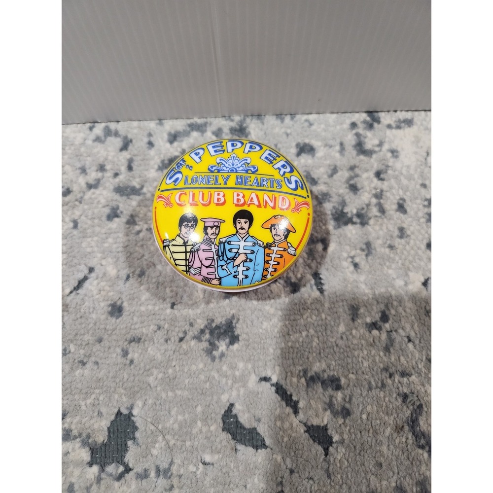Beatles Sgt Peppers Franklin Mint Porcelain Music Box 1992 Apple Crps Ltd Vntage